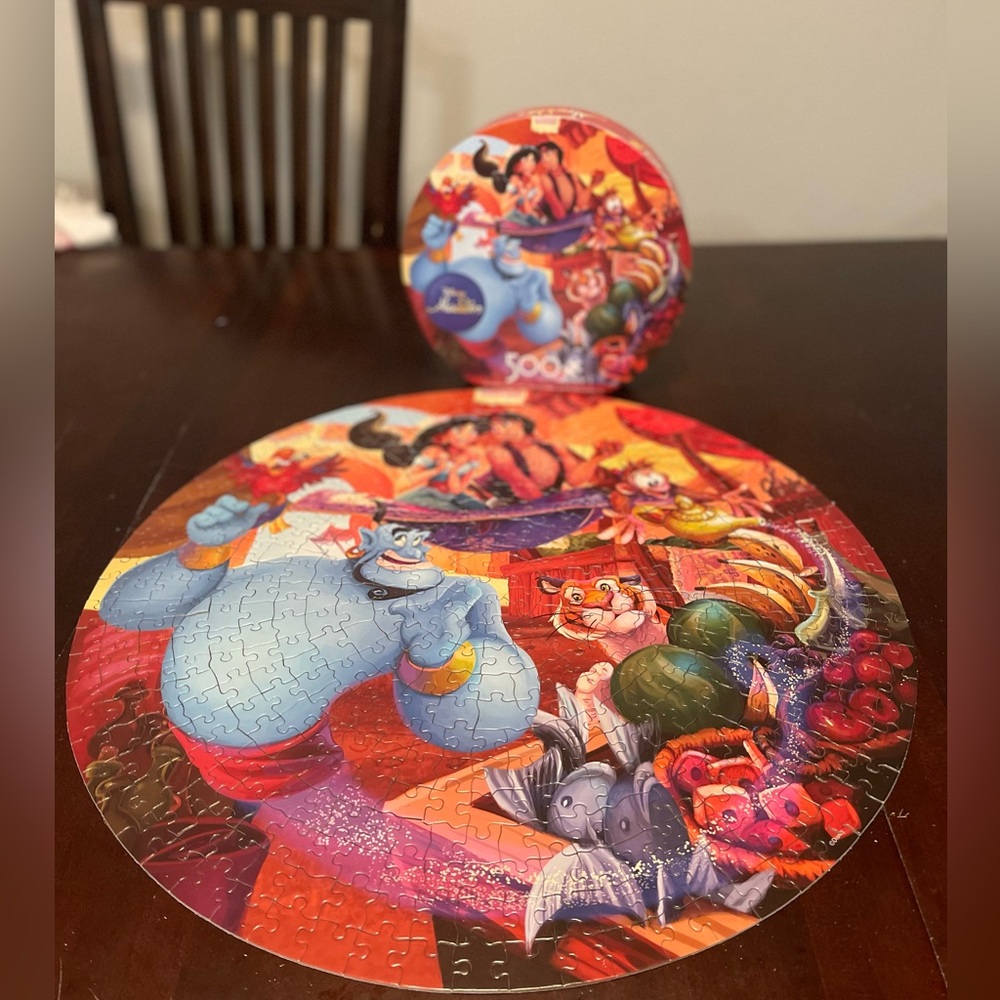 Family Time Disney Aladdin 500 Piece Puzzle - Picture 3 of 3